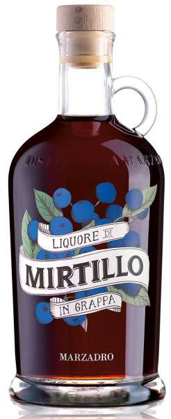 Marzadro Mirtillo Grappa Likör, 0,7 l