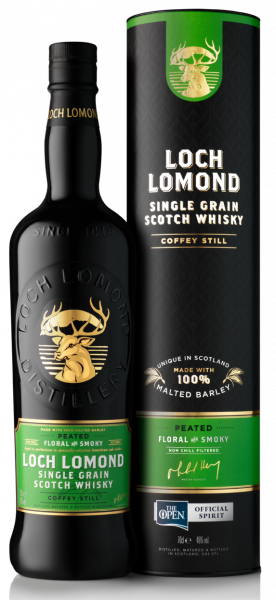 Loch Lomond Single Grain Peated Whisky, 0,7 l