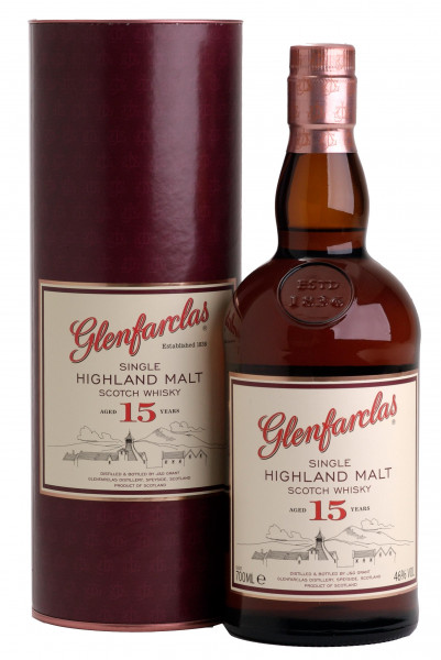 Glenfarclas 15 J., 0,7 l in der Geschenksdose